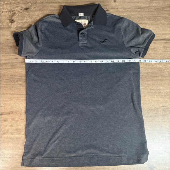 Hollister Women’s Short Sleeve Polo Collared Y2K Shirt Size Large Blue - Picture 5 of 5